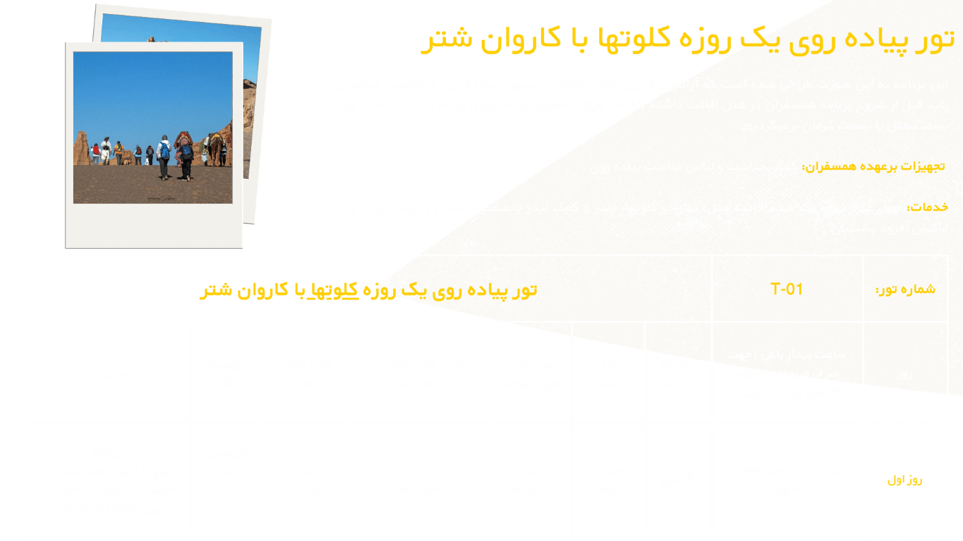 تورهای پیاده روی با شتر هتل پایاب (2)